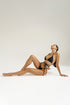 AIRRA Ora Bikini Top Black Leopard